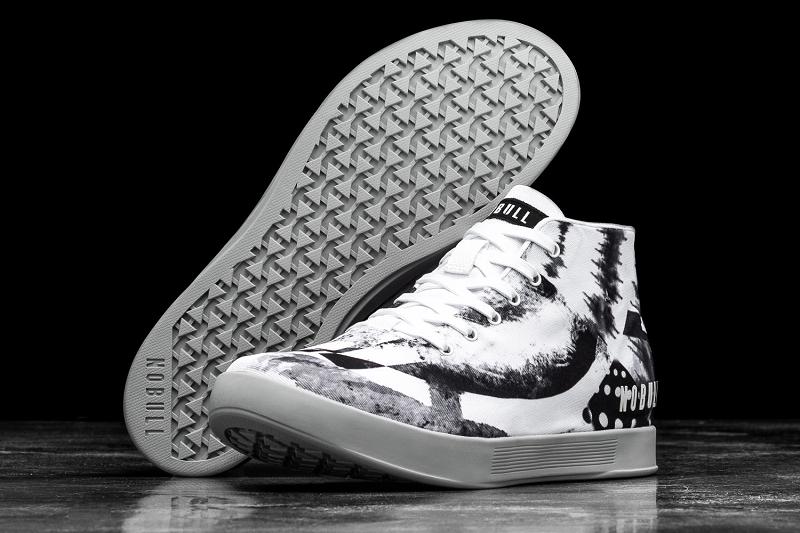 Nobull Artists For Humanity Canvas Mid Women's Trainers Dark / Grey | USA K1852O